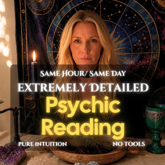 Extra Deep Psychic Reading Same Hour or Same Day