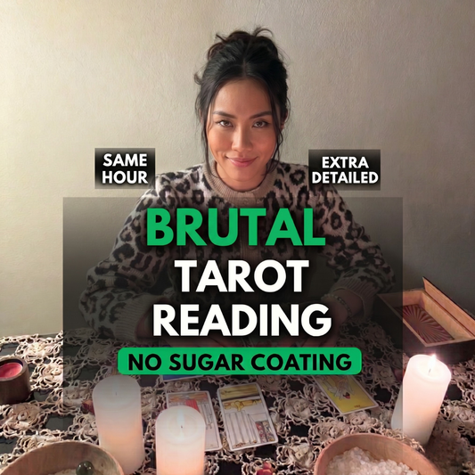 Brutal Tarot Psychic Reading Same Hour or Same Day