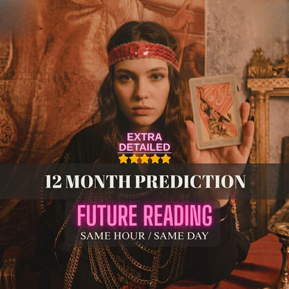 The Next 12 Month Psychic Reading Same Hour or Same Day